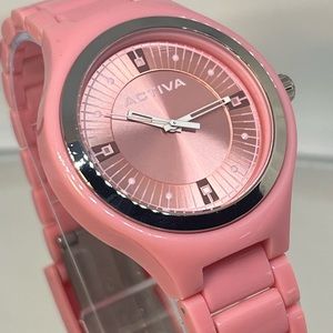 ACTIVA! Fun and funky pink Activa watch is awesome! Quality made by Invicta!
